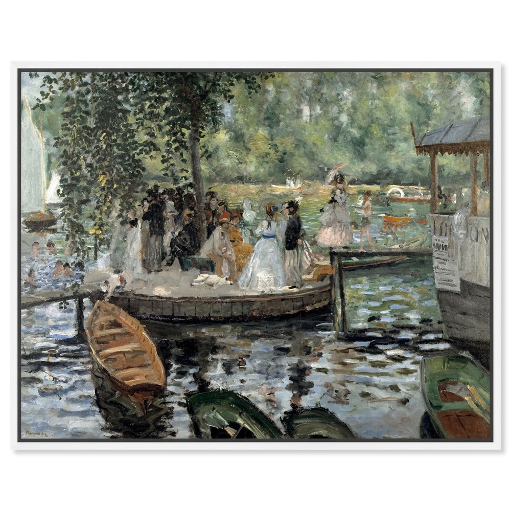 La Grenouillere 1869 Canvas by Art Remedy