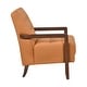 preview thumbnail 28 of 71, Leland Leather Match Accent Chair