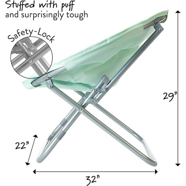 dimension image slide 2 of 4, Urban Lifestyle Saucer Chair