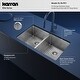 preview thumbnail 4 of 7, Karran 32" Undermount Double Equal Bowl Stainless Steel Sink Kit