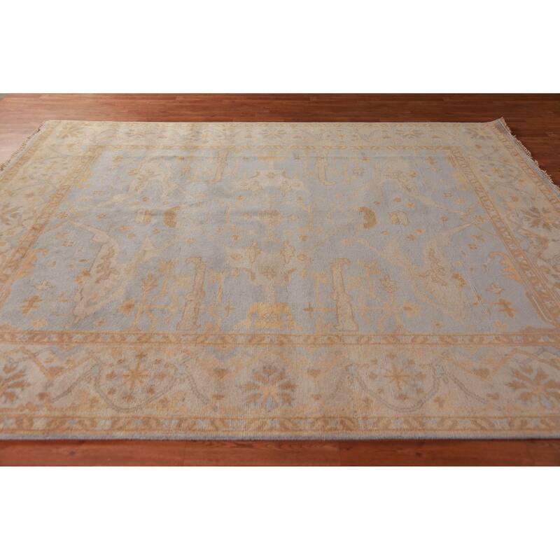 Oushak Indian Area Rug Oriental Handmade Wool Carpet - 8'2" x 9'10"