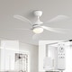 preview thumbnail 95 of 118, Sofucor 45/52 Inch Ceiling Fan with Remote & Lights Quiet DC Motor 5 Blade High CFM Modern Fan 52'' Remote Control - White