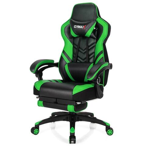 Gymax Office Computer Desk Chair Gaming Chair Adjustable Swivel - See Details