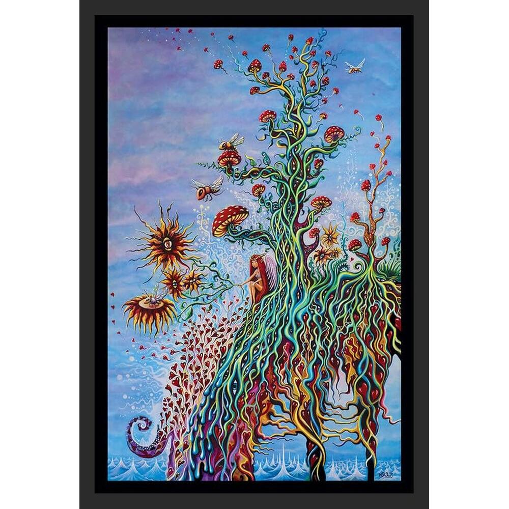 Lucid Garden by Mike DuBois Framed Poster - 24 x 36 Inch