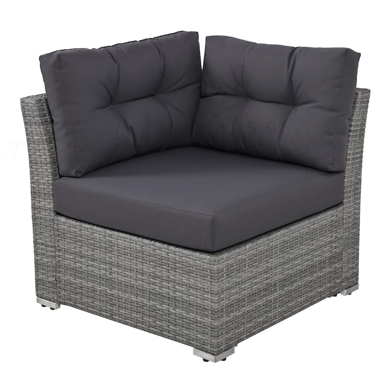 Outdoor Furniture Daybed Rattan Sectional Furniture Set