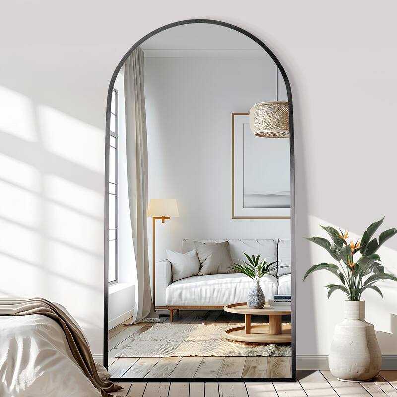 Aluminum Alloy Fine Edge Right Angle Full Length Mirror