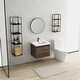 preview thumbnail 20 of 34, 24 inch Plywood Freestanding Bathroom Vanity Set with Integrated Resin Sink