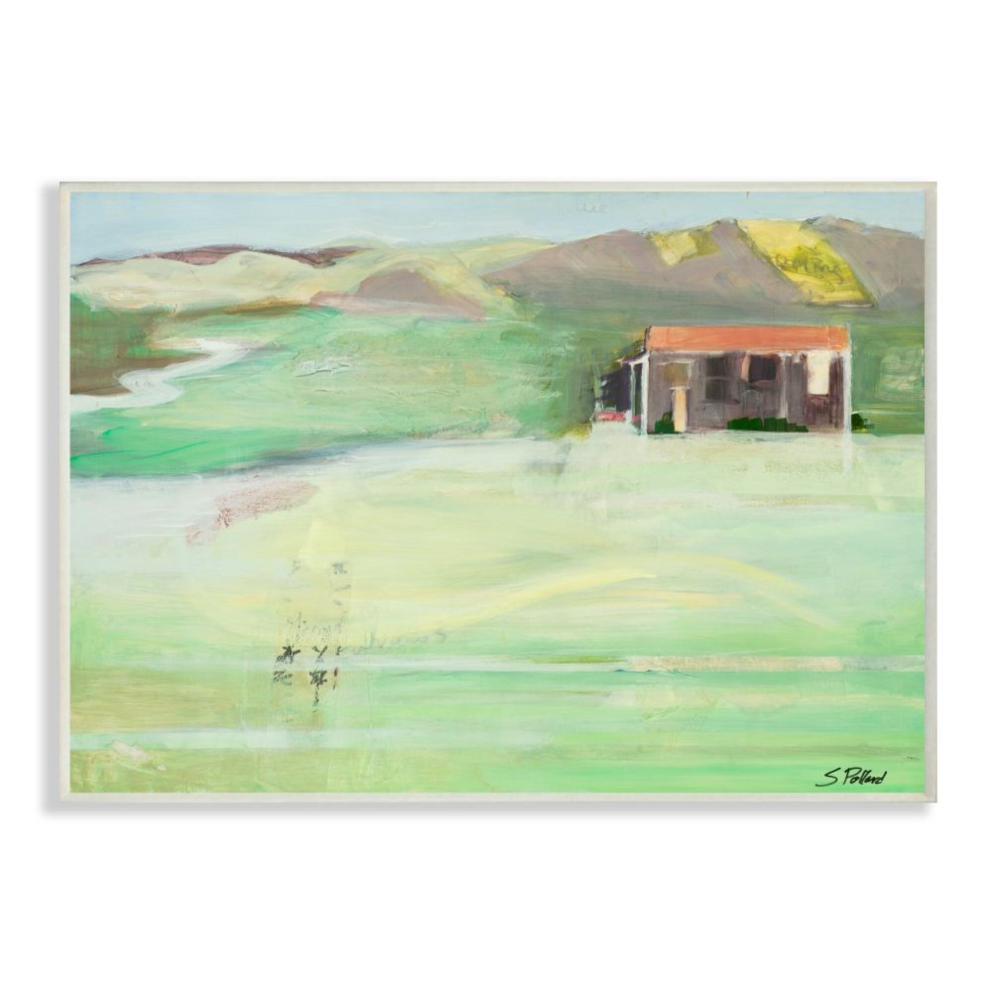 Stupell Industries Summer Cottage Abstract Mountain Landscape Wood Wall Art Overstock 31942160