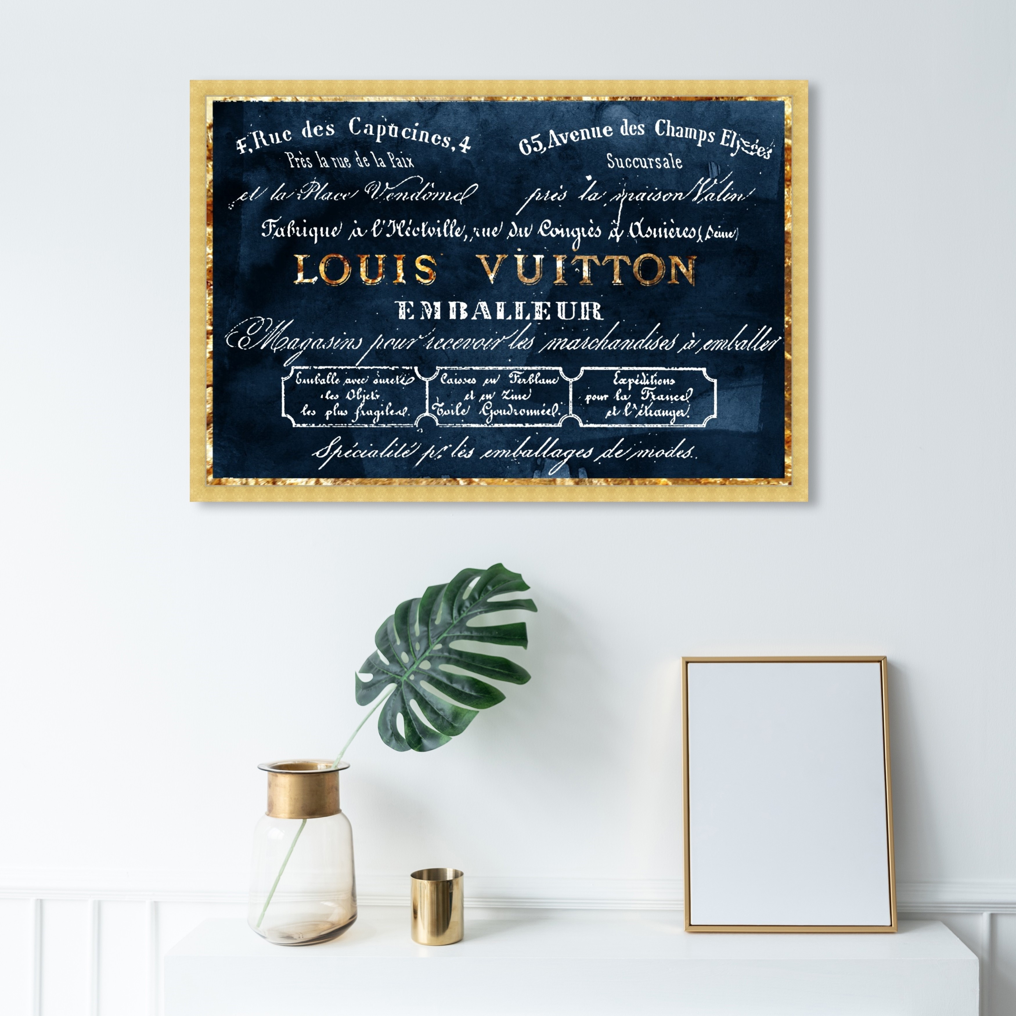 Wall Art Collection - Louis Vuitton Blue