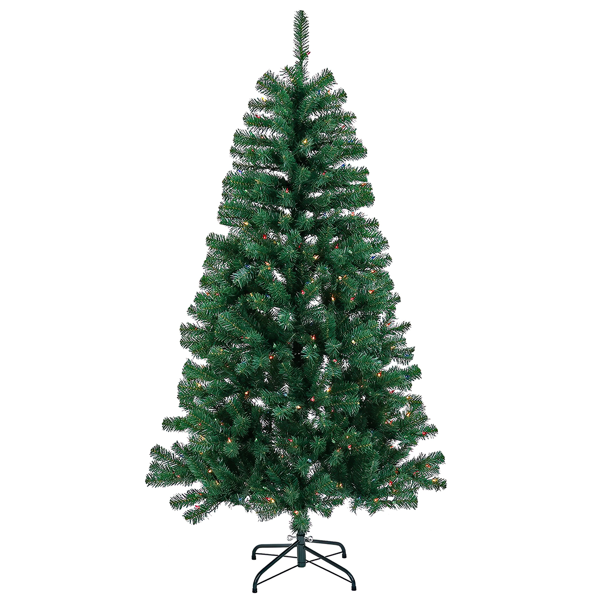 National Tree Company 6 ft. Pre-lit Acacia Christmas Tree, 300 Multi Color Lights - 6 Foot