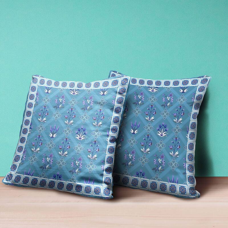 Amrita Sen Mughal Art Indoor Outdoor Pillow