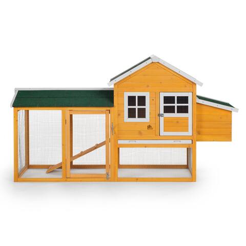 Prevue Pet Products Chicken Coop with Nest Box - 82.5" L x 26.26" W x 45.625" H
