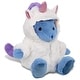 preview thumbnail 1 of 4, DolliBu Baby Blue Rabbit Unicorn Stuffed Animal with Unicorn Outfit - 8 inches