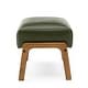 preview thumbnail 42 of 50, Glitzhome 24.5"W Leatherette Accent Stool With Walnut Rubberwood Legs