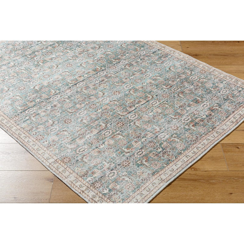Livabliss Amelie Traditional Oriental Indoor/Outdoor Area Rug