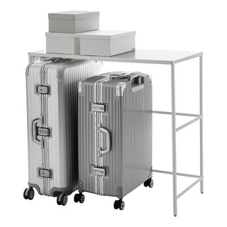 Yamazaki Home Expandable Suitcase Rack, Steel, Expandable - L 18.9