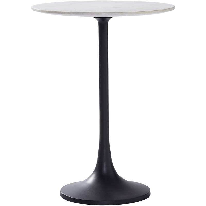 Renwil Mortain Indoor Aluminum Table, Black