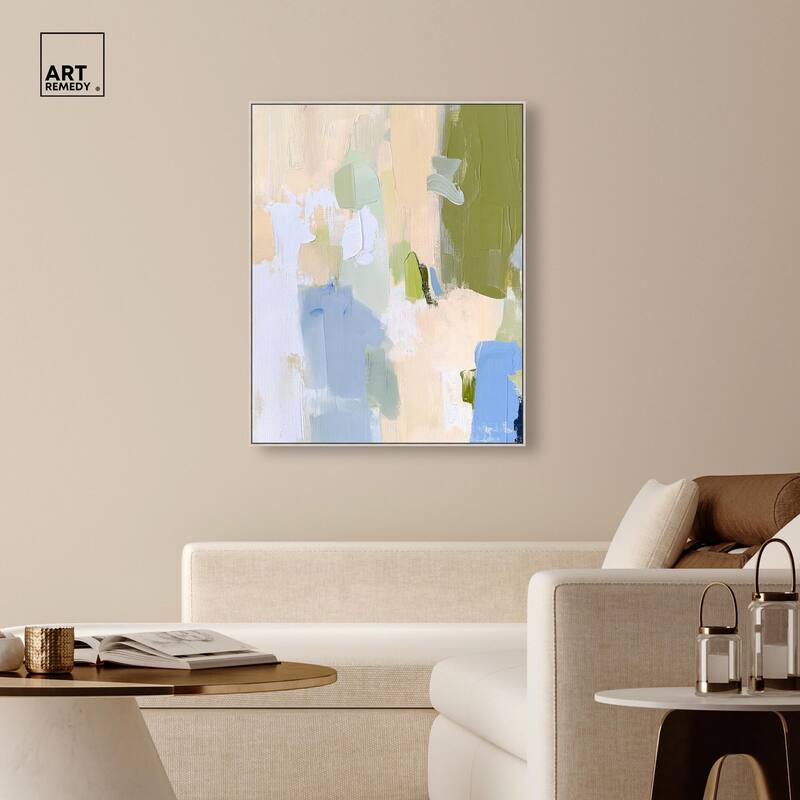 Clover Frost Canvas by Art Remedy