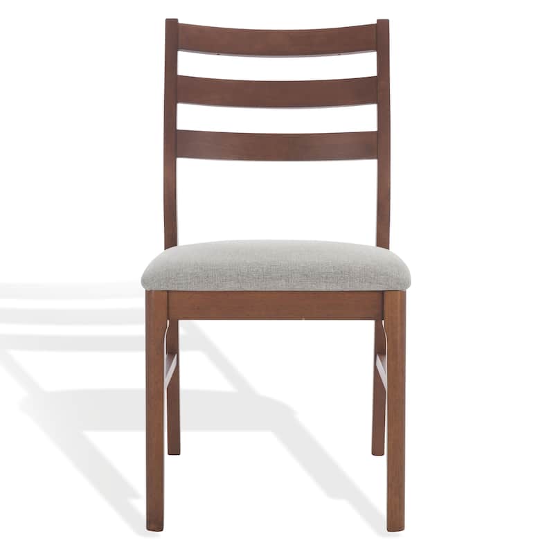 SAFAVIEH COUTURE Leroux Ladder Back Dining Chai (Set of 2) - 19"W x 24"D x 35"H