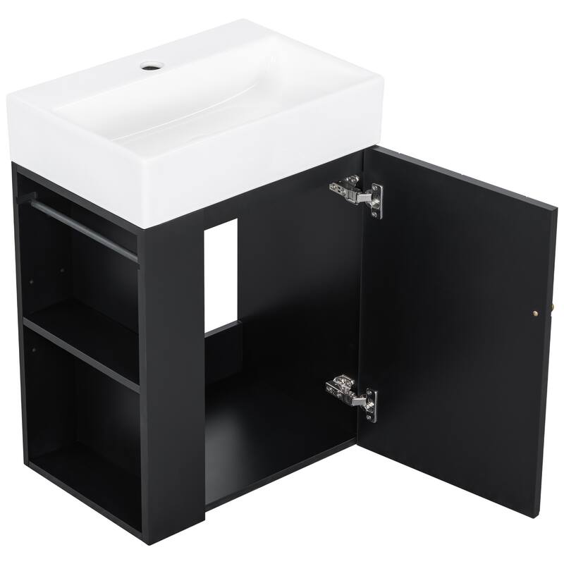 Bathroom Vanity with Ceramic Sink