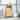 HOMCOM Bamboo Floor Cabinet Bathroom Floor Cabinet Living Room Organizer Tower with Multiple Shelves and Doors, Natural
