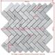 12"x12"x0.38" Marble Mosaic Decorative Floor and Wall Tile