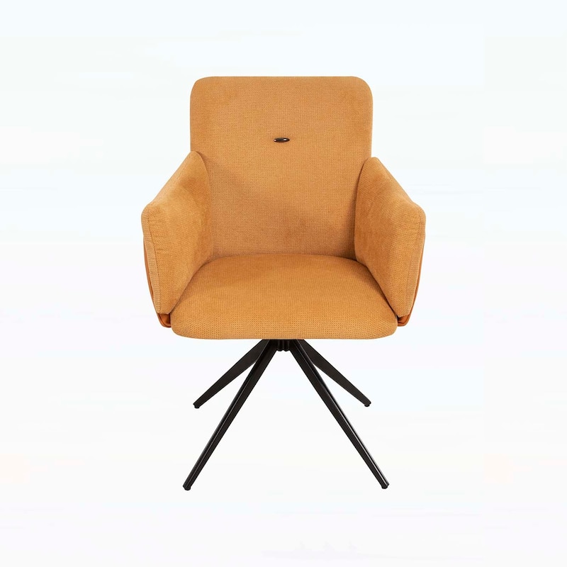 360° Swivel Home Office Desk Chairs Set of 2,with Metal Base for Comfort and Style