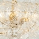 preview thumbnail 15 of 19, Brass Luxury Faceted Glass Globe Cluster Bubble Chandelier