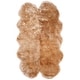 preview thumbnail 30 of 96, SAFAVIEH Handmade Natural Sheepskin Leanca 3.4-inch Thick Rug