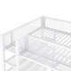 preview thumbnail 57 of 57, Modern Full Size Loft Bed with 4-Tier Shelves and Storage and 4-step Ladder for Bedroom