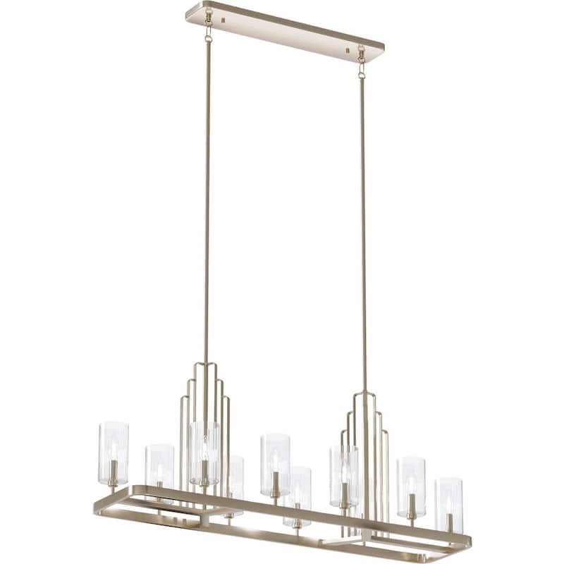 Kichler 52413 Kimrose 10 Light 45" Wide Linear Chandelier
