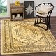 preview thumbnail 103 of 188, SAFAVIEH Adirondack Cheyenne Rustic Oriental Medallion Rug 3' x 5' - Gold/Black