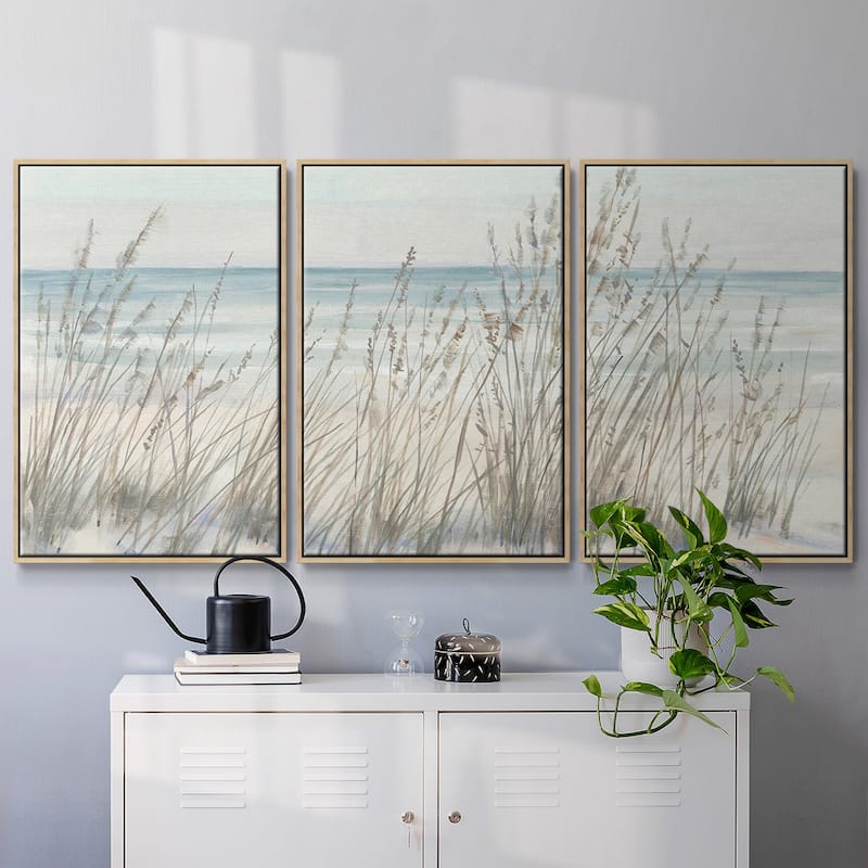 Beach Grass II - Multi Piece Framed Canvas