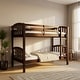preview thumbnail 17 of 16, Meble Furniture Noah Bunk Bed (79"W x 62"H) - Modern Kids Twin Over Twin