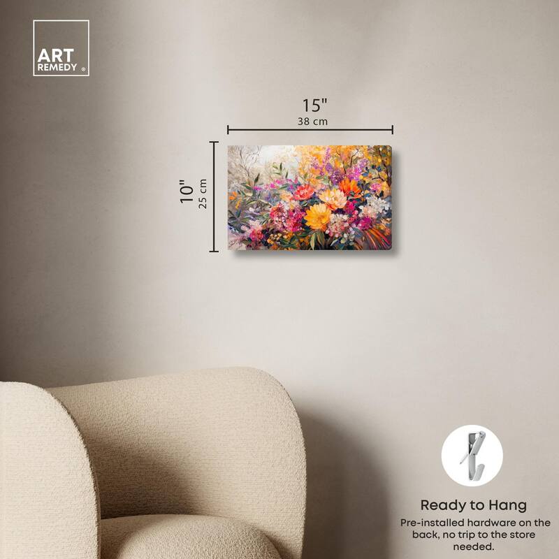 Amber Auras Canvas by Art Remedy, Gallery Wrapped