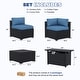 preview thumbnail 168 of 179, AOXUN Fire Pit Conversation Set Rattan Sofa Set Outdoor Furniture With Cushions