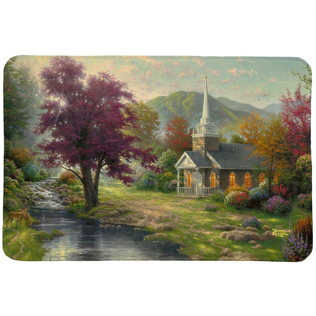 Thomas Kinkade Streams of Living Water Memory Foam Rug by Laural Home
