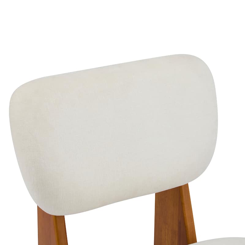 Modern Lounge Chair with Polyester Upholstery (Set of 2)