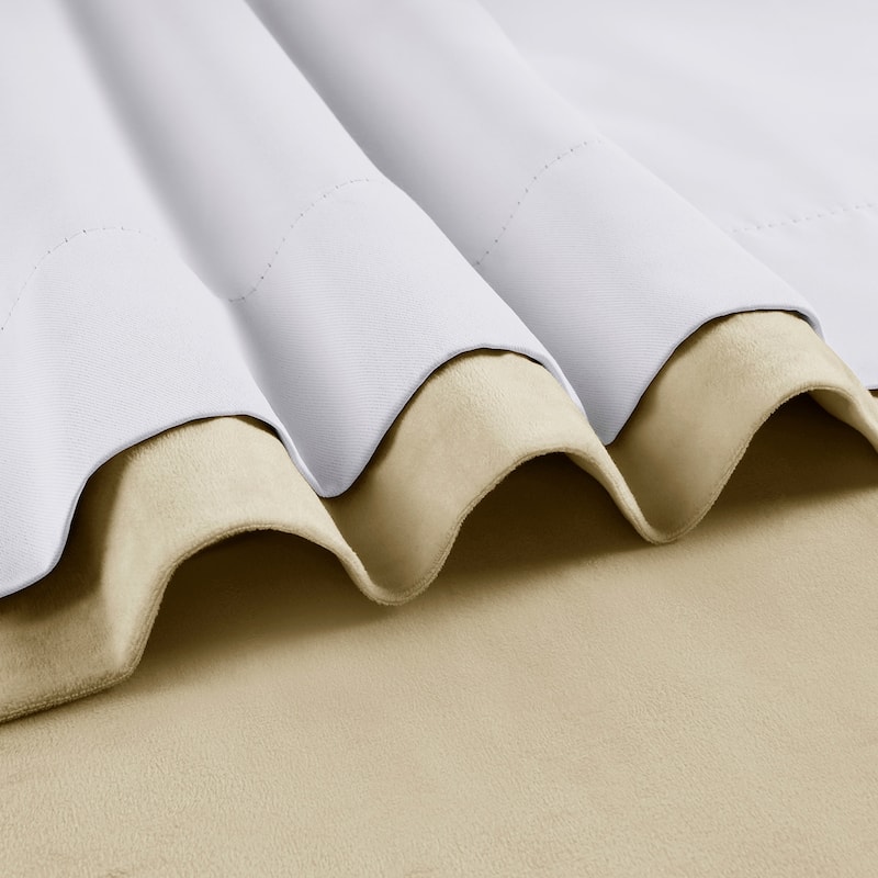 Exclusive Fabrics Signature Pleated Blackout Velvet Curtain (1 Panel)