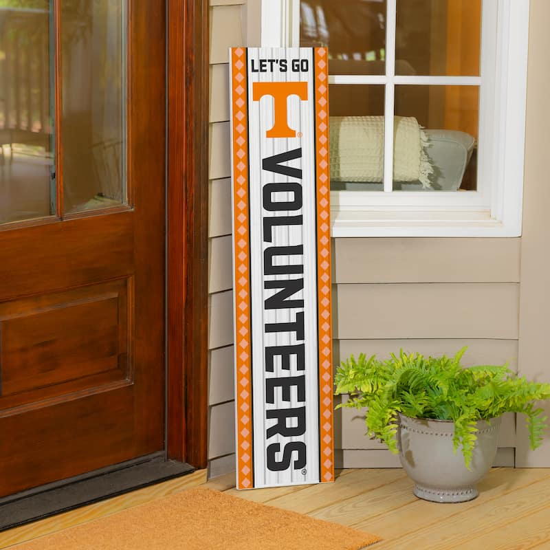 47" Double Sided Seasonal Porch Leaner, University of Tennessee - 47" x 11.25"