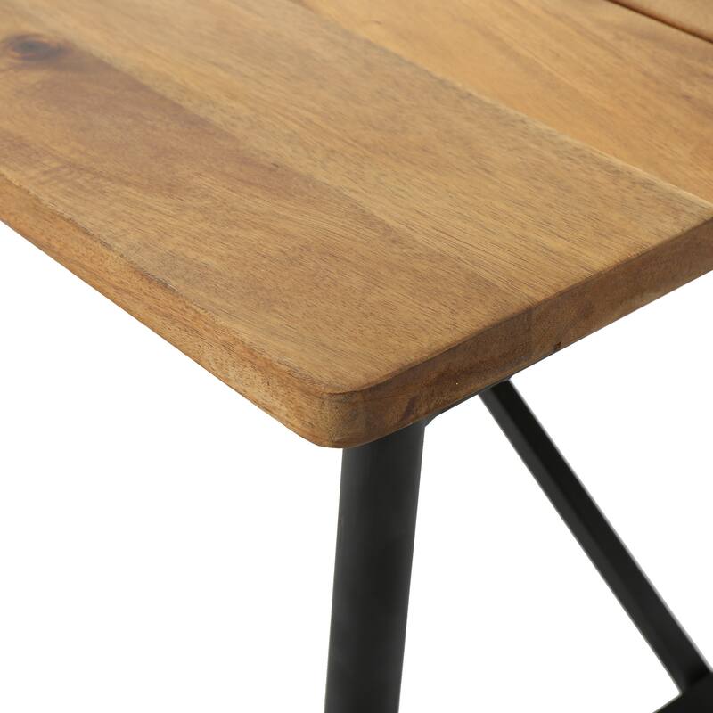 Ocala Industrial Wood Metal Coffee Table