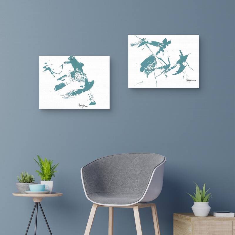 Serendipity 1 & 2 by Dan Houston Canvas Art Prints
