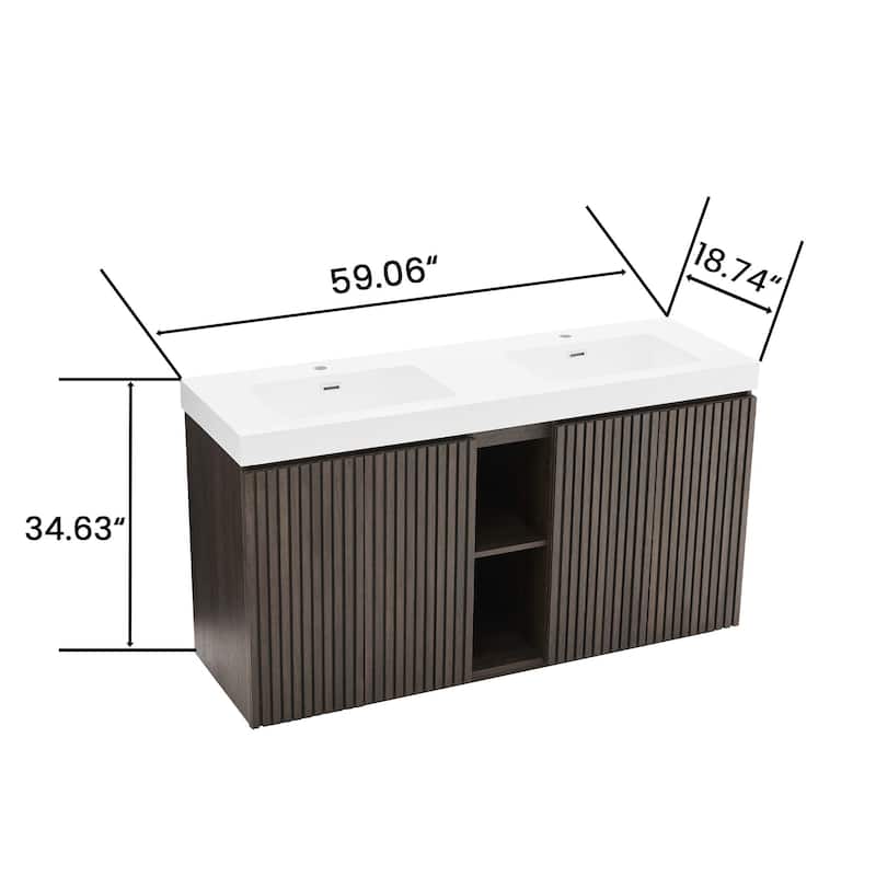 Freestanding Bathroom Vanity with Sink