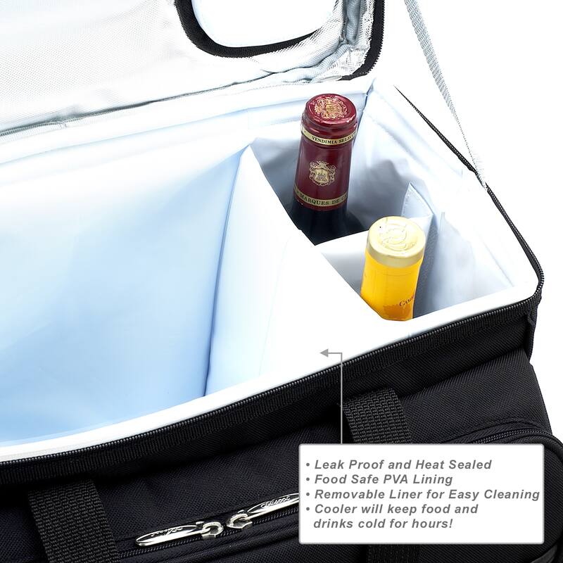 Picnic at Ascot Insulated Equipped 4-Person Picnic Set