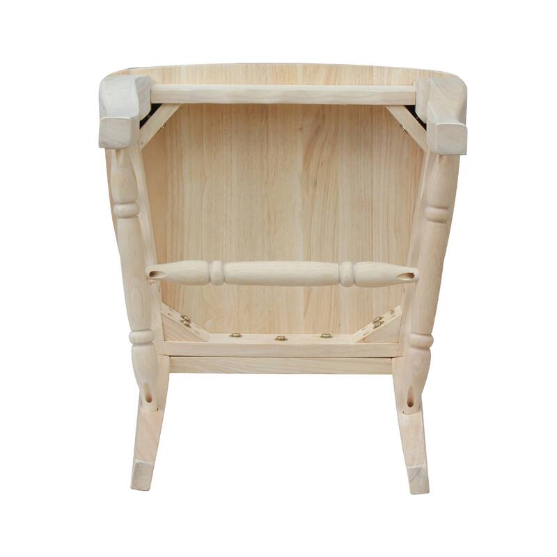International Concepts Solid Wood Versailles Side Chairs - Set of 2