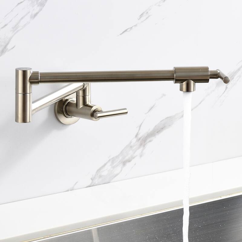 YASINU Contemporary 2-Handle Wall Mounted Pot Filler