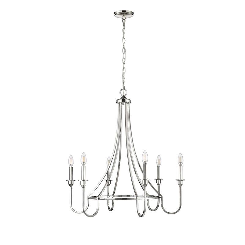Millennium Lighting 12206 Artemis 6 Light 30" Wide Taper Candle Style