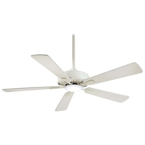 MinkaAire Contractor Plus LED 52" 5 Blade Indoor Ceiling Fan with Integrated LED Light and Remote Included