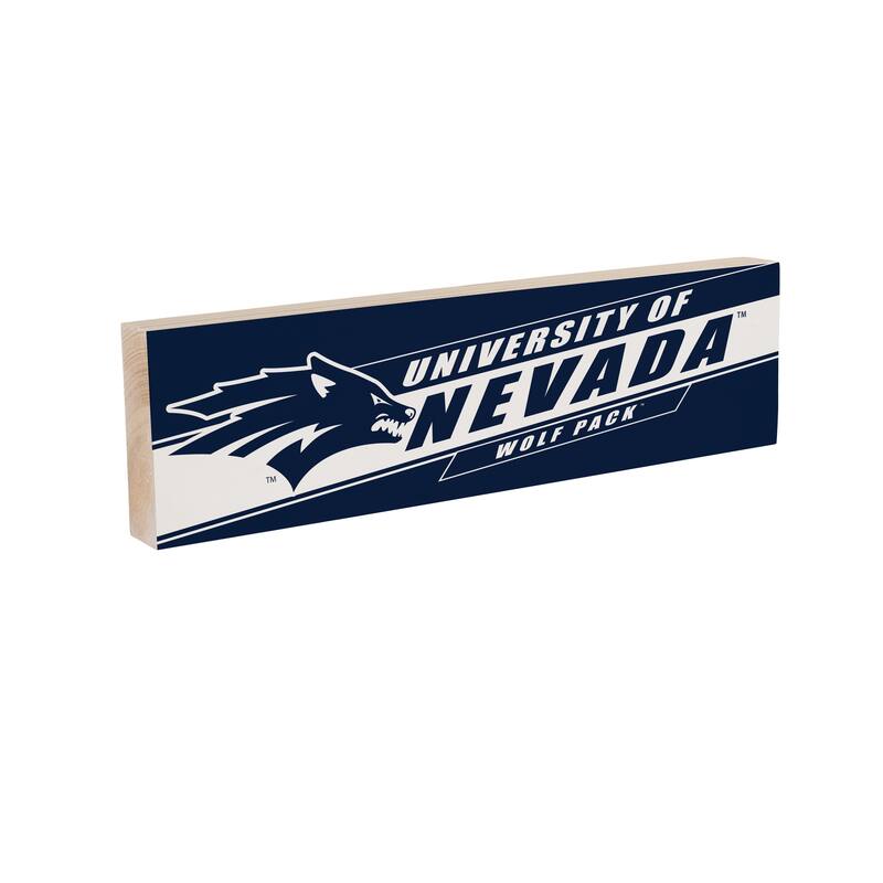 University of Nevada Wooden Tabletop Mantel Shelf Sign