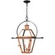 preview thumbnail 1 of 2, Rue De Royal 2-Light Outdoor Hanging Lantern in Aged Copper